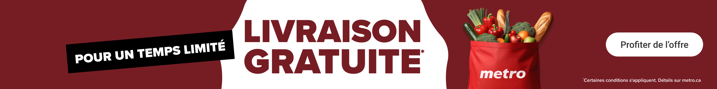 Pour un temps limité. Livraison Gratuite.