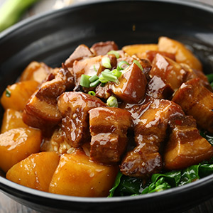 Braised pork