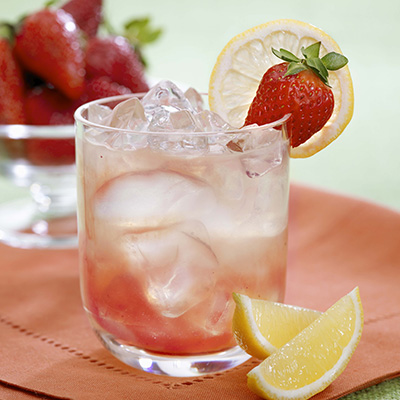 Limonade aux fraises