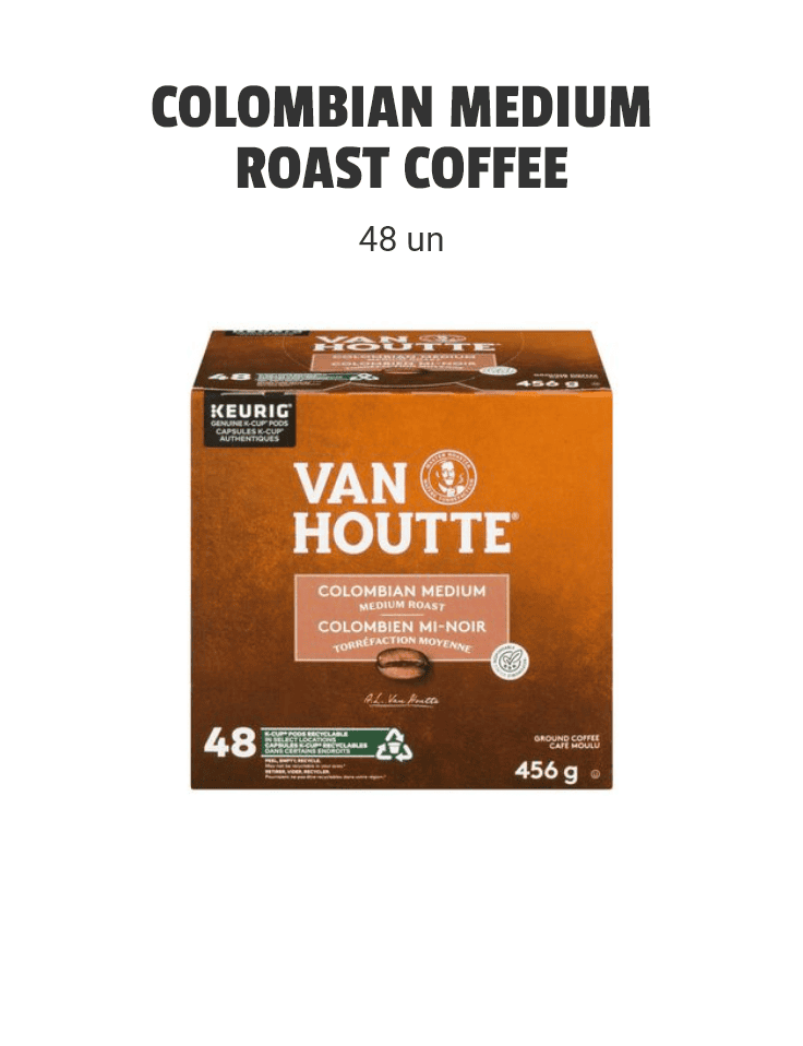 VAN HOUTTE® Columbian Medium 48 capsules K-Cup®