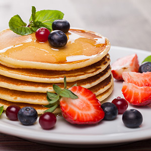 Crêpes et fruits