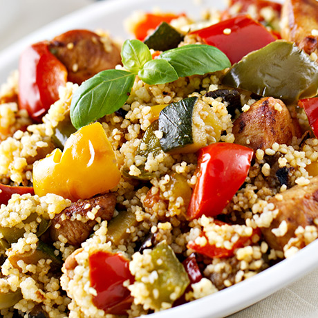 Plum and Couscous Salad