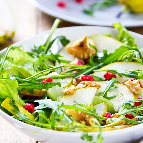 Sesame Pear Tofu Salad