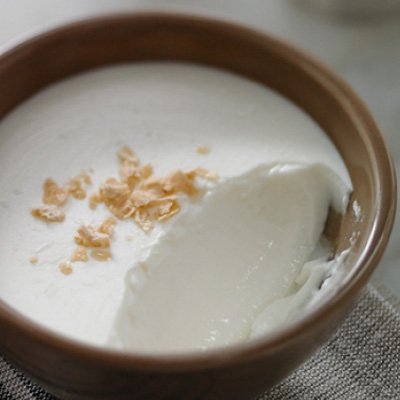 Panna cotta à l'eau d'érable 