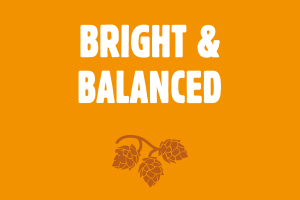 Bright & Balanced beer