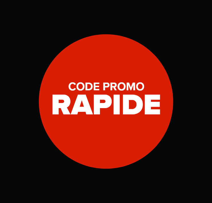Code promo: RAPIDE