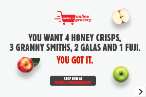 You want 4 Honey crisps, 3 Granny smiths, 2 Galas and 1 Fuji. You got it. Shop now at metro.ca/onlinegrocery