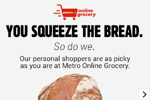 Online grocery - you squeeze the bread. So do we