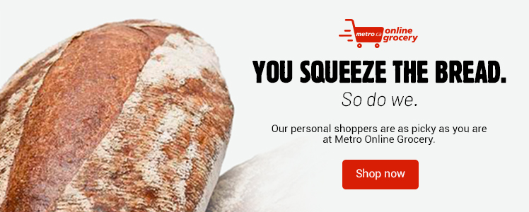 Online grocery - you squeeze the bread. So do we