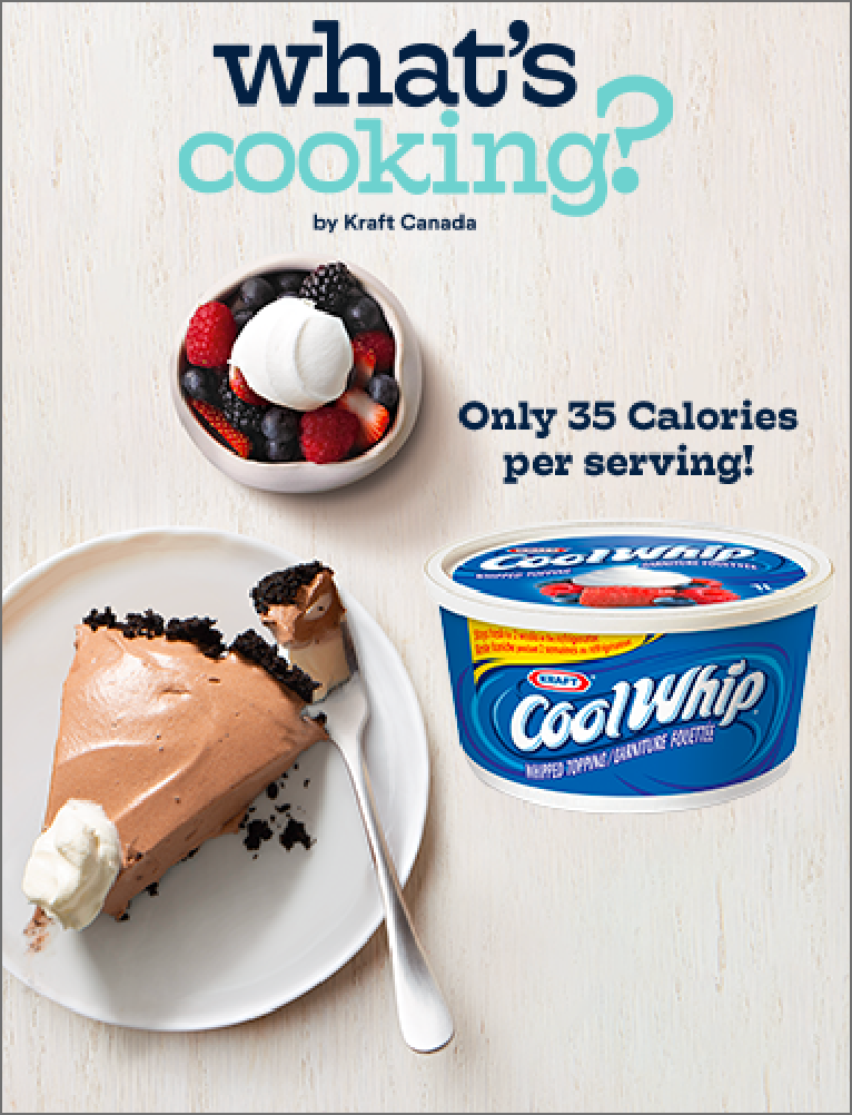 What's cooking? by Kraft Canada - Only 35 Calories par serving! - Voir la recette !