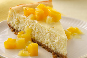 Light Indulgence Mango Cheesecake