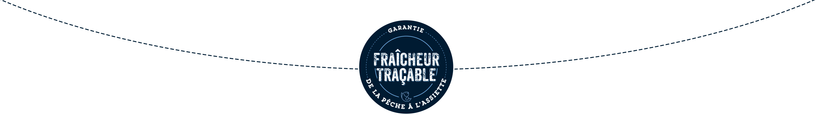 Garantie fraîcheur traçable de la pêche à l'assiette