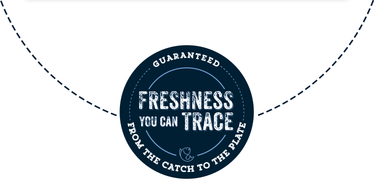 Guaranteed freshness you can trace from the catch to the plate