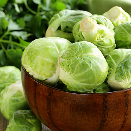 Légumes feuilles: Choux de Bruxelles