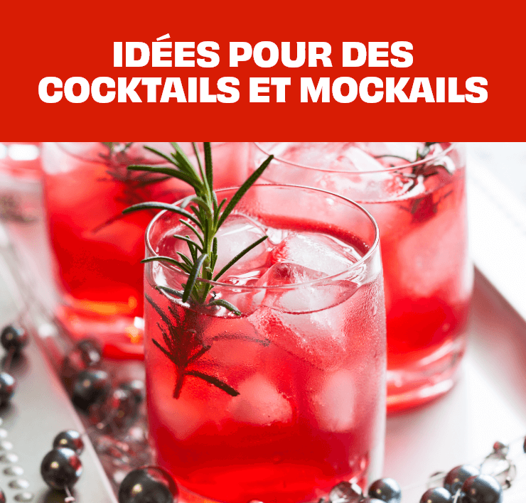 idées pour des cocktails et mockails