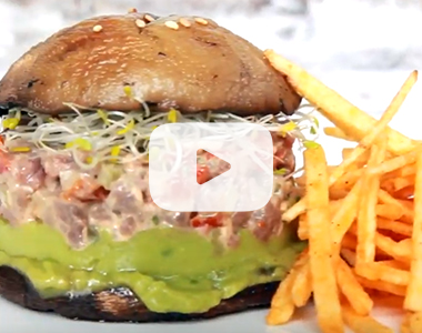 Max L'Affamé Beef Tartar Burger