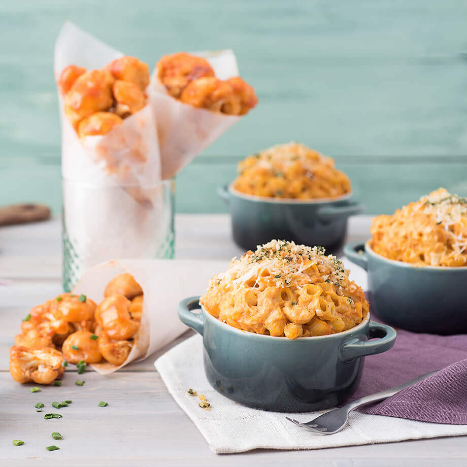 Macaroni au fromage et à la courge