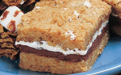 Barres biscuits aux grains de chocolat au lait