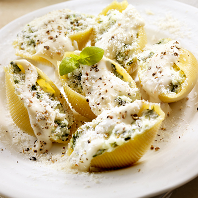 Délice de coquilles aux fromages