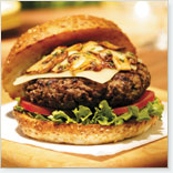 Hamburgers aux trois fromages