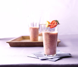 Lait fouetté au chocolat et à la citrouille