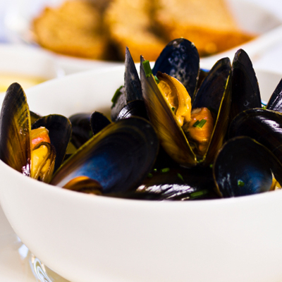 Moules farcies à la ciboulette