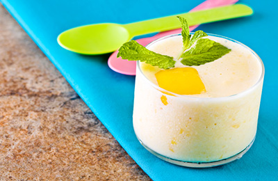 Mousse à la mangue