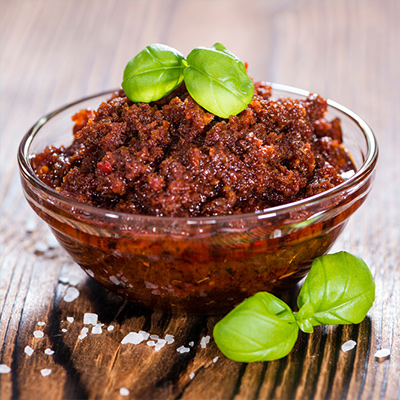 Pesto aux tomates séchées