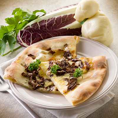 Roasted Fennel Pizza with Radicchio