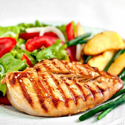 Grilled Chicken Breasts with Citrus Sauce