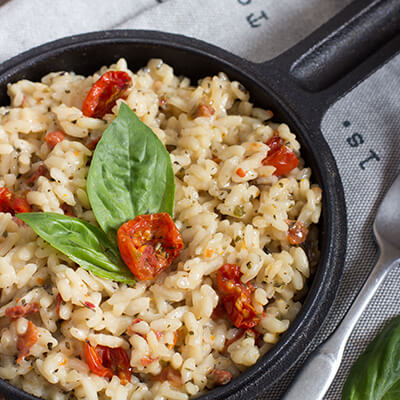 Risotto aux tomates séchées