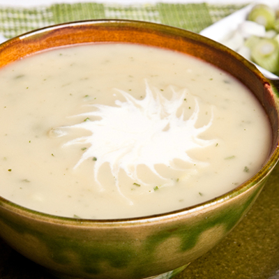 Leek and Canadian Camembert Soup