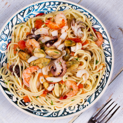 Tagliatelle con Calamari