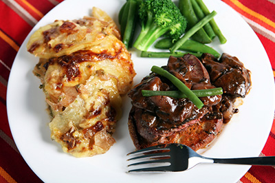 Beef Tournedos with Oyster Mushrooms