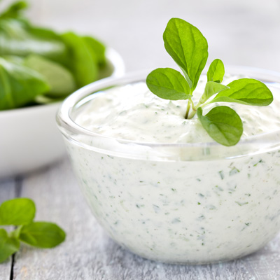 Trempette chaude au fromage à la crème