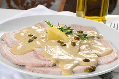 Vitello tonnato de Veau de grain du Québec