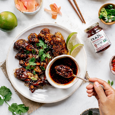 Spicy Chili Miso Chicken Wings