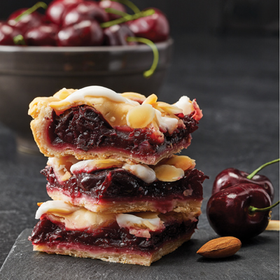 Feisty cherry pie bars