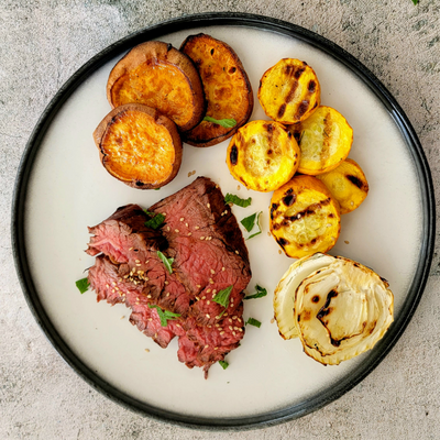 Bavette de bœuf Angus à l’asiatique