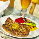 Rib Steaks with Avocado Butter and Dried Tomatoes