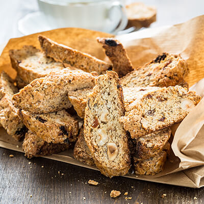 Pecan and Lemon Zest Biscotti