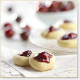 Biscuits moulés aux cerises