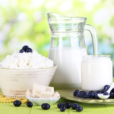 Cottage Cheese with Blueberries and Honey