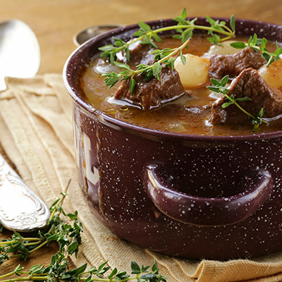 Boeuf bourguignon - plats en sauce