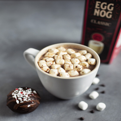 Bombe de chocolat chaud au lait de poule