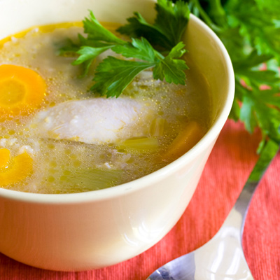 Court-bouillon aux herbes fraîches