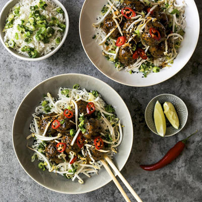 Boulettes de dinde asiatiques