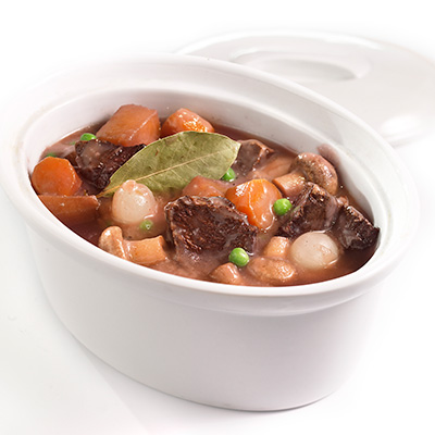 Bourguignon de boeuf aux légumes