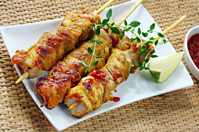 Spicy Chicken Kebabs