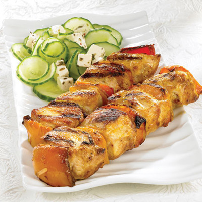 Chicken Kebabs with Ginger